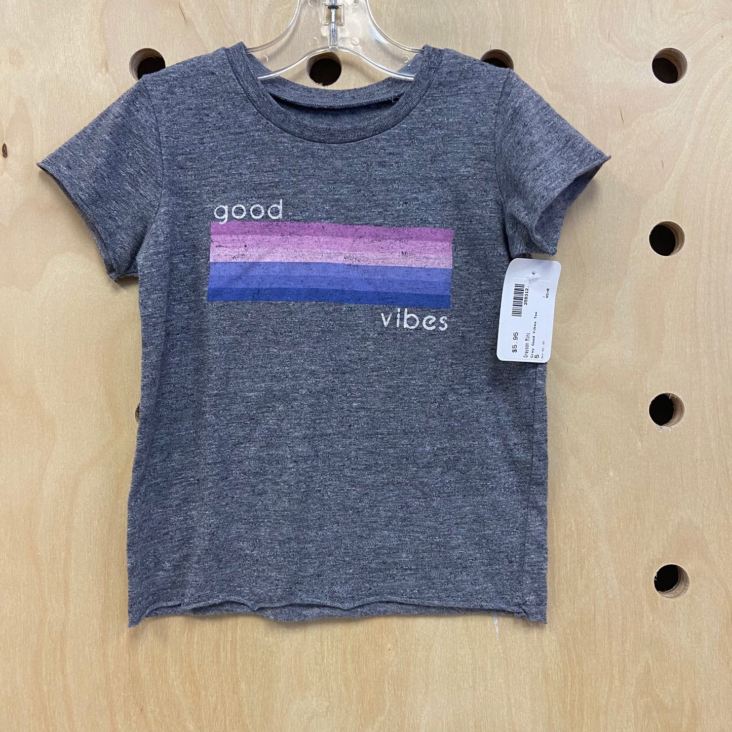 Grey Good Vibes Tee