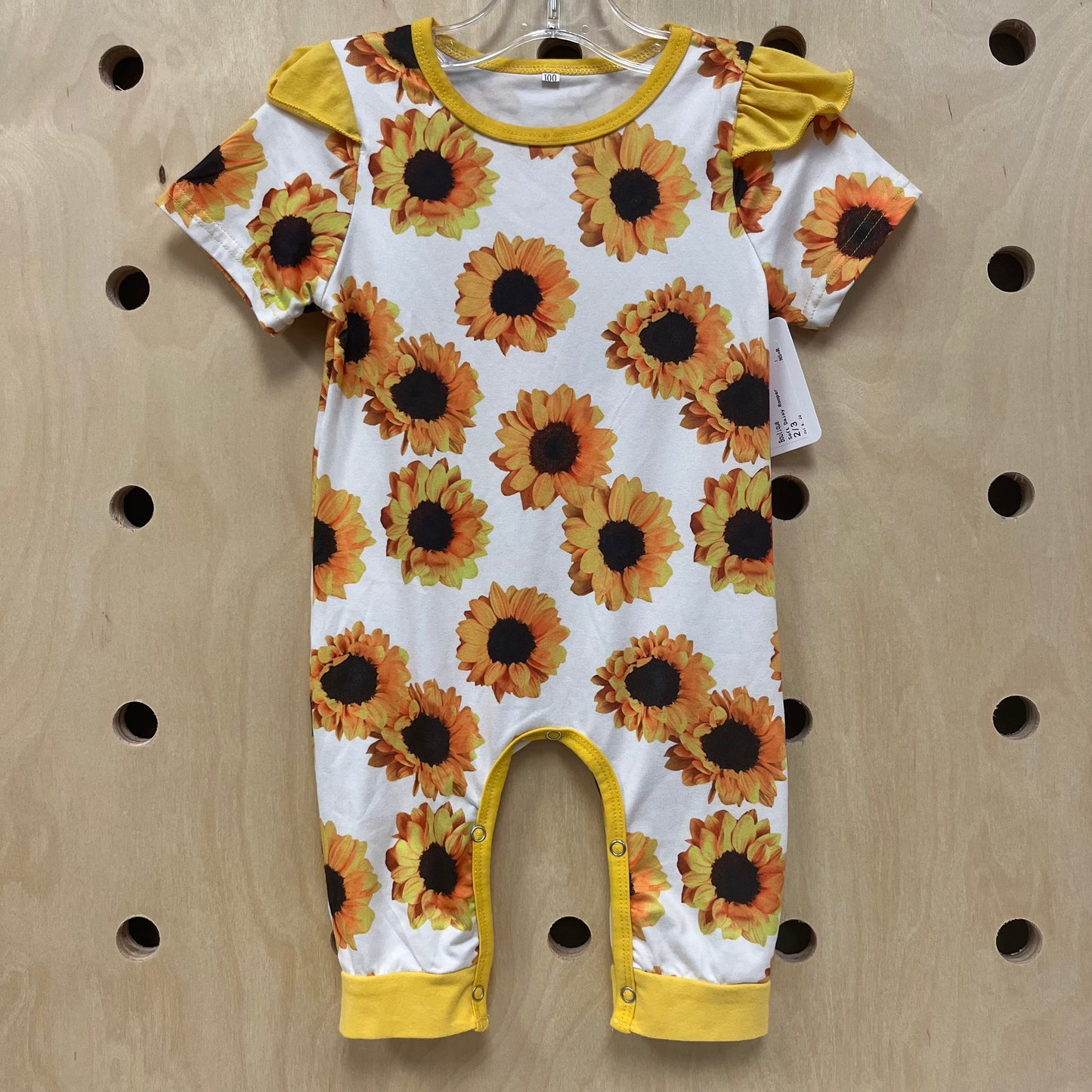 Soft Sunflower Romper