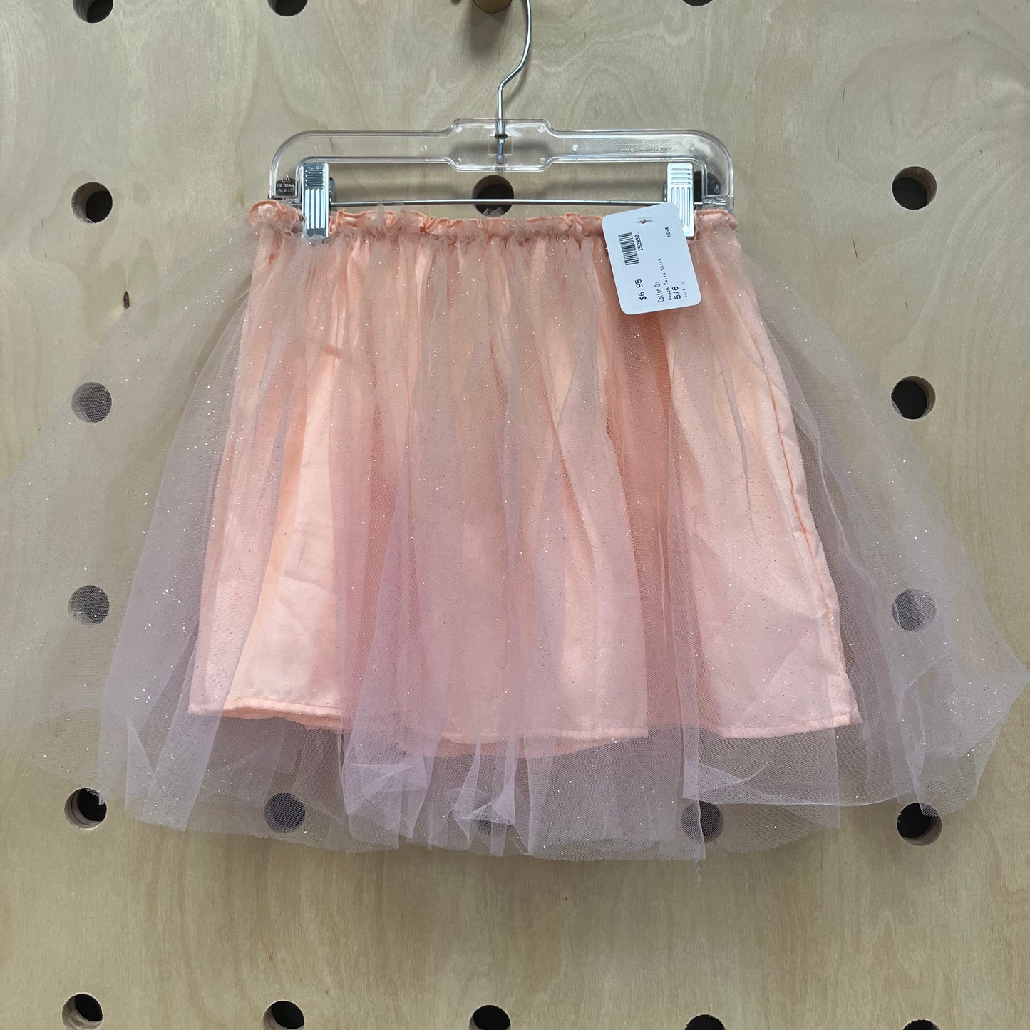 Peach Tulle Skirt