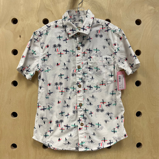 Surf Scene Button Up Shirt