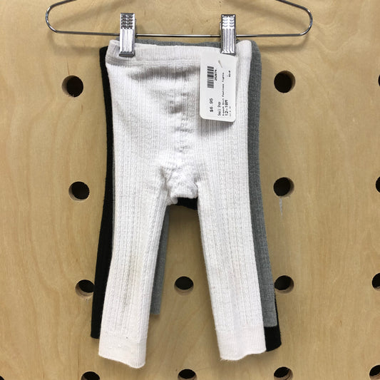 3-pack Knit Footless Tights