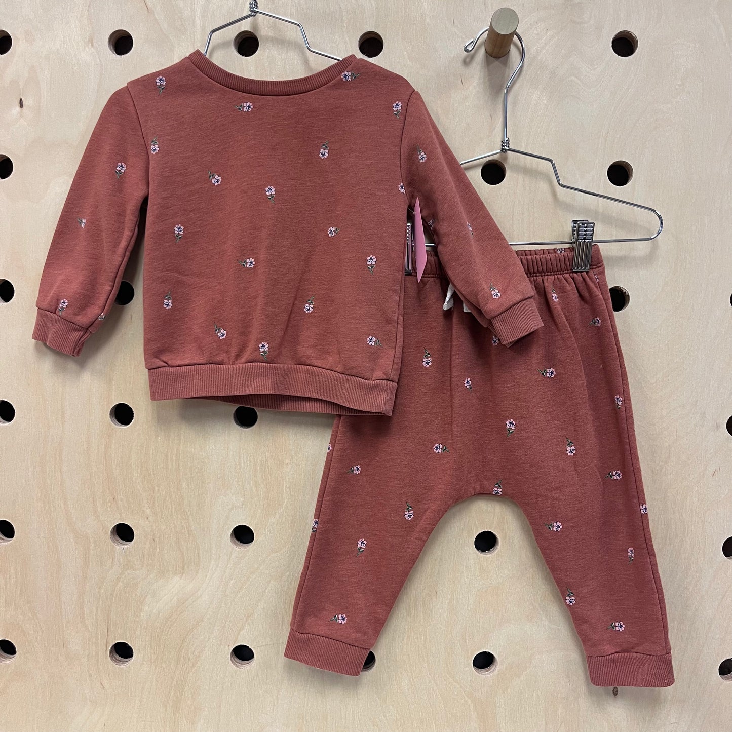 Terracotta Floral Sweatsuit