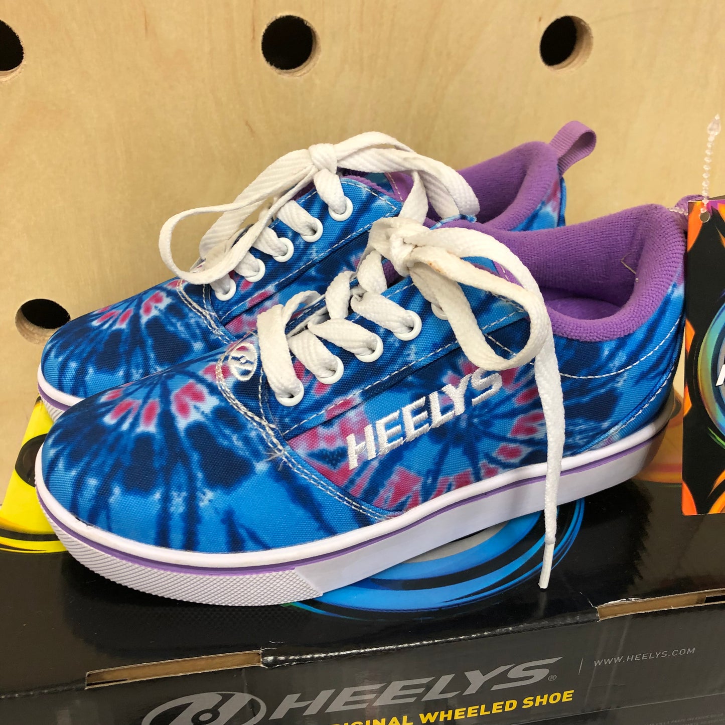 Purple Tie Dye Heelys