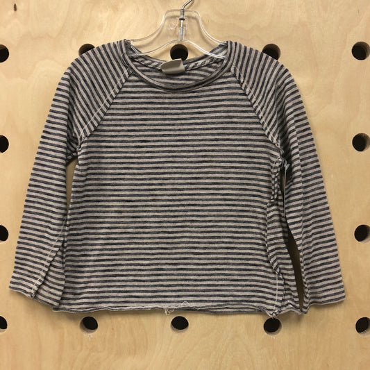 Tan & Black Striped Long Sleeve