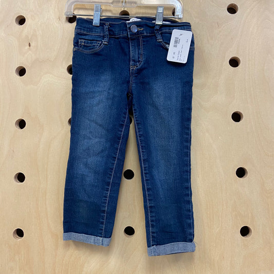 Dark Wash Capri Denim
