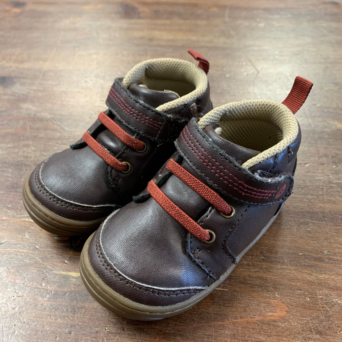 Brown Velcro Sneakers