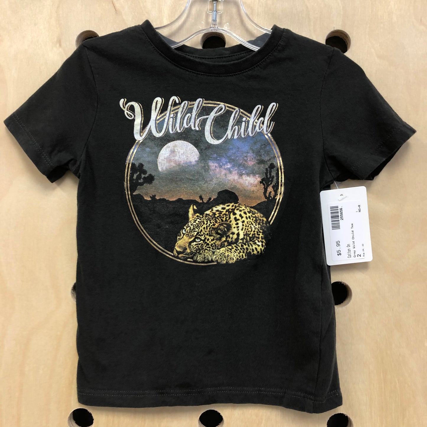 Grey Wild Child Tee