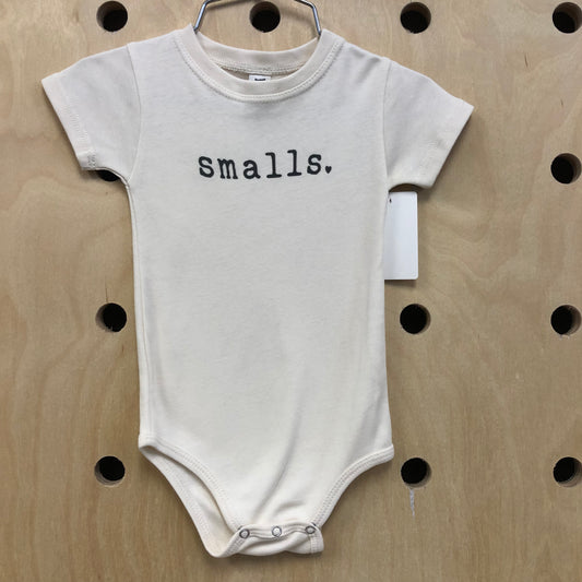 "Smalls." White Bodysuit