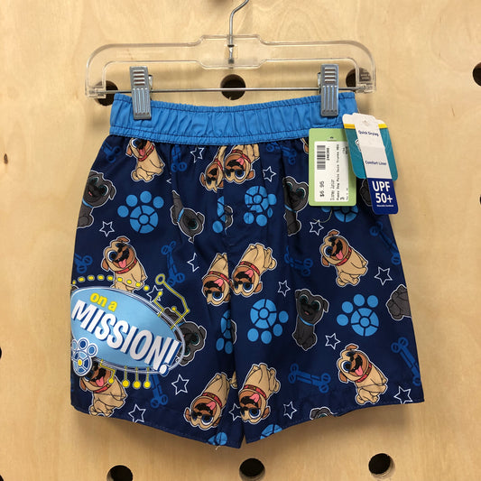 Puppy Dog Pals Swim Trunks NEW