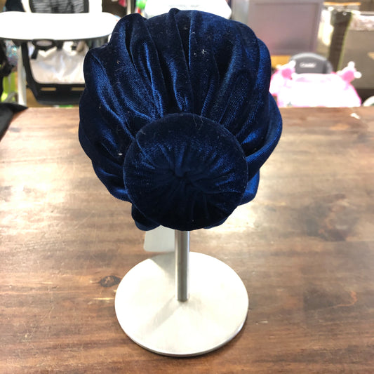 Blue Velvet Turban