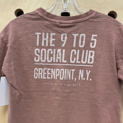 9 to 5 Social Club Mauve Tee