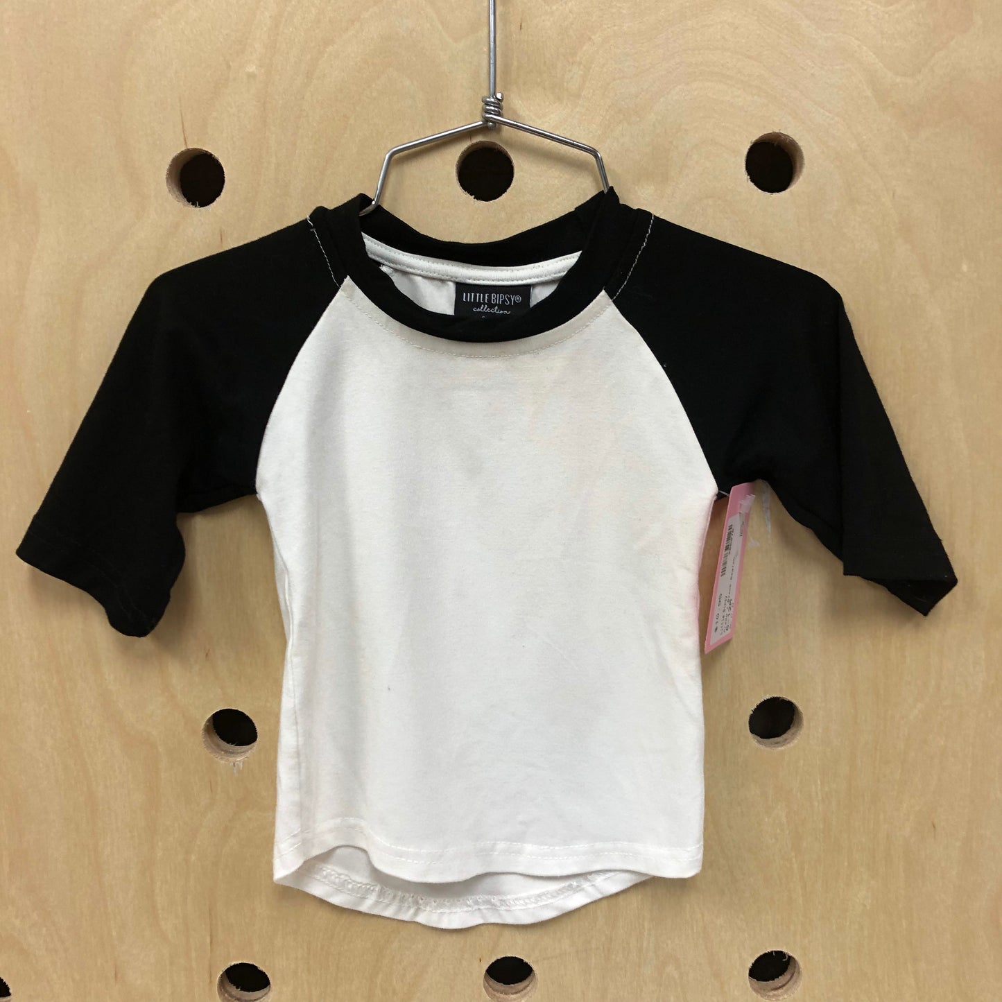 Cream + Black Raglan