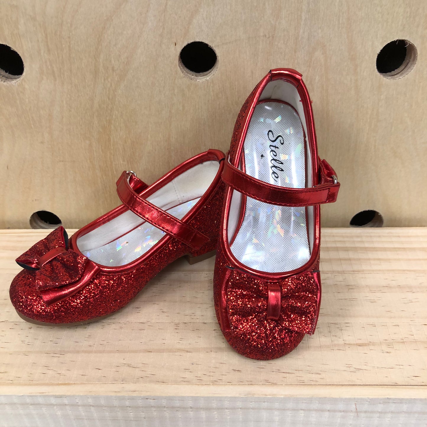 Red Glitter Heels