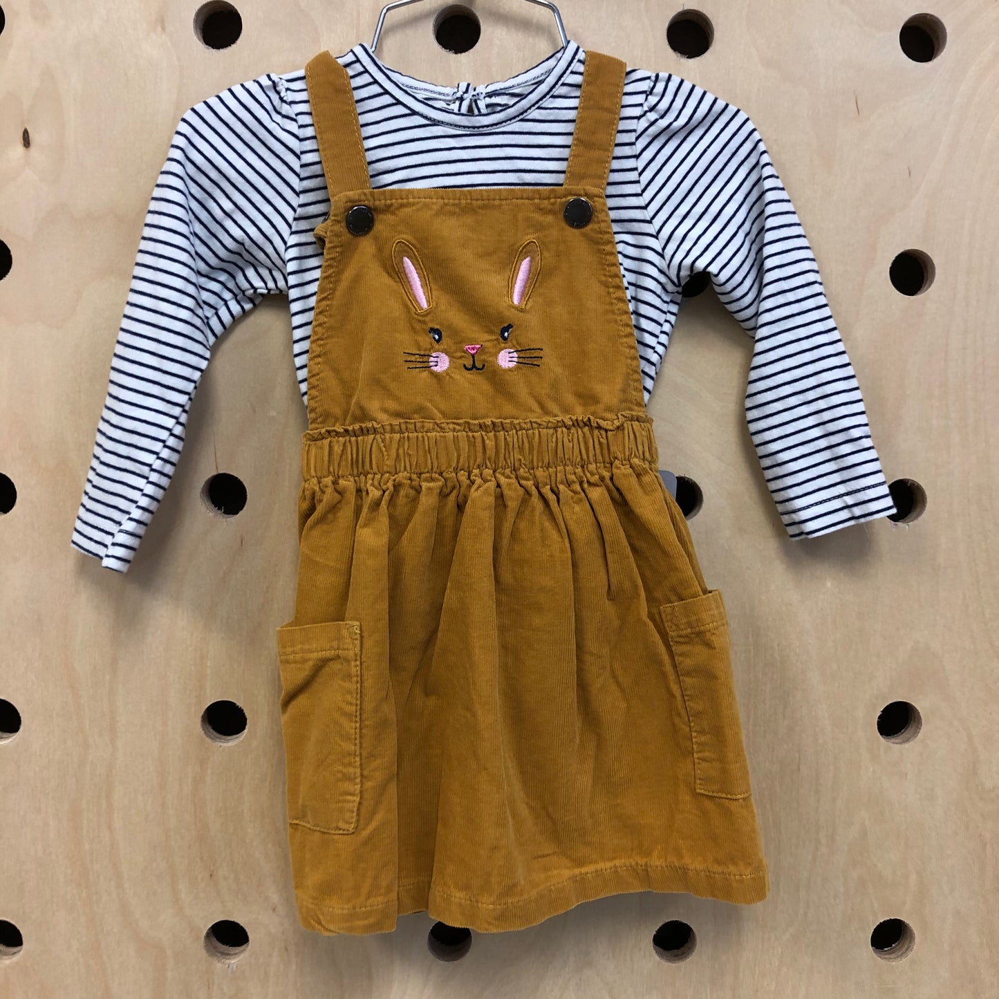 Mustard Bunny Jumper Outfit