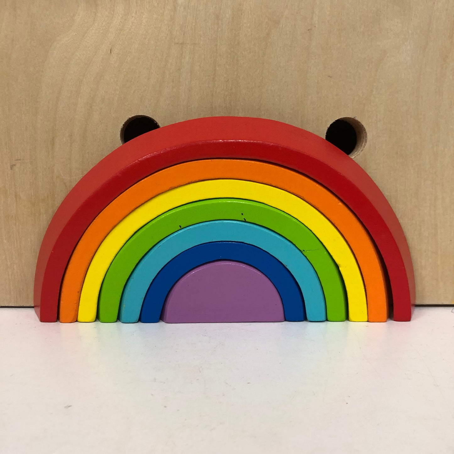 Wood Stacking Rainbow