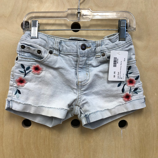 Denim Floral Riley Shorts