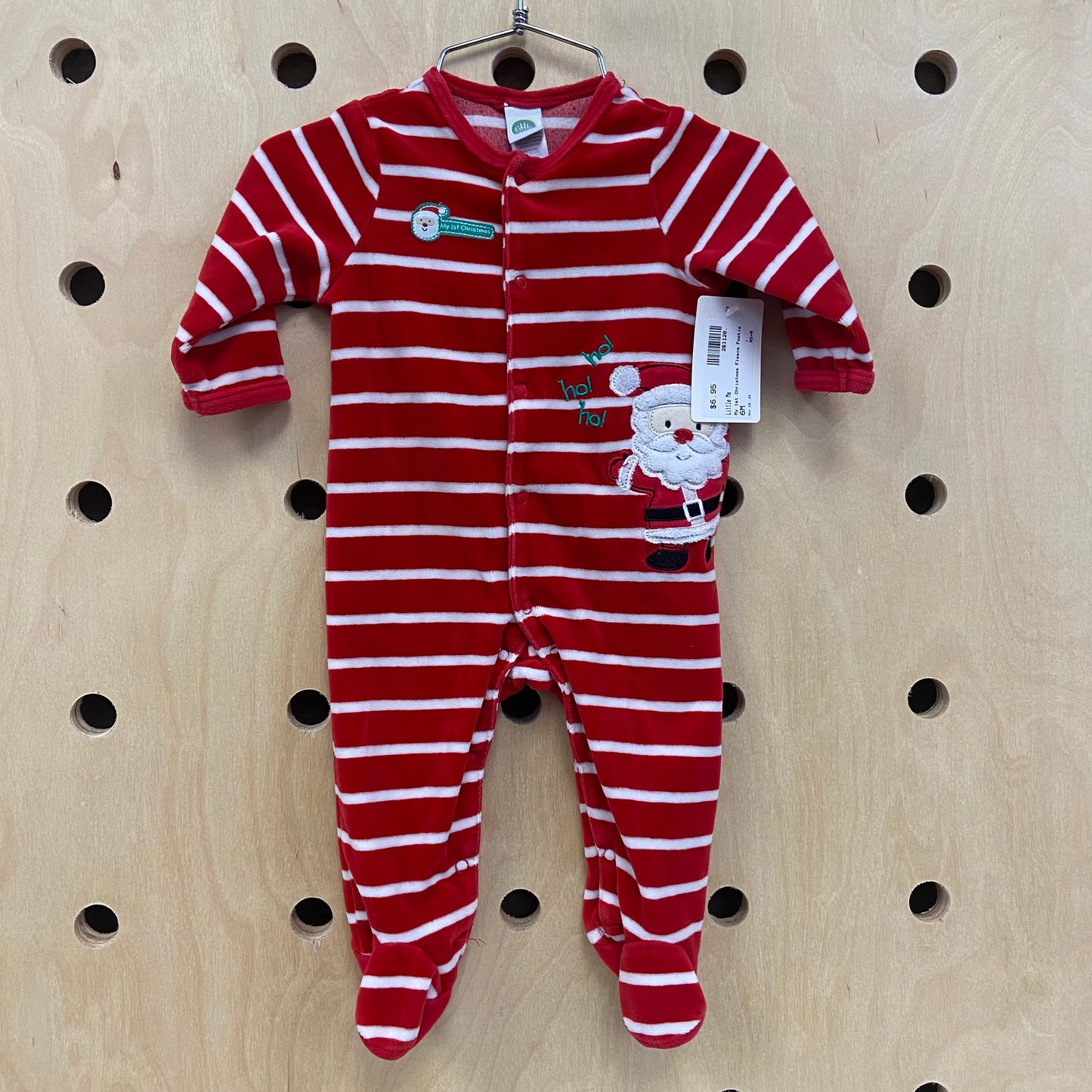 My 1st Christmas Fleece Footie