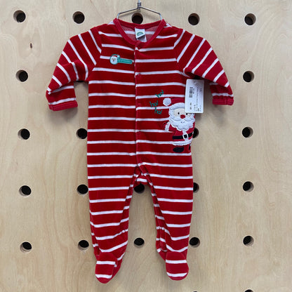 My 1st Christmas Fleece Footie