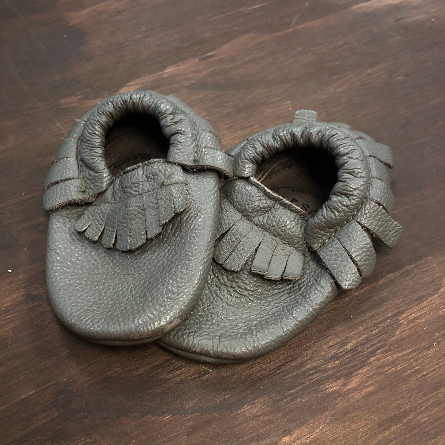 Slate Grey Moccasins