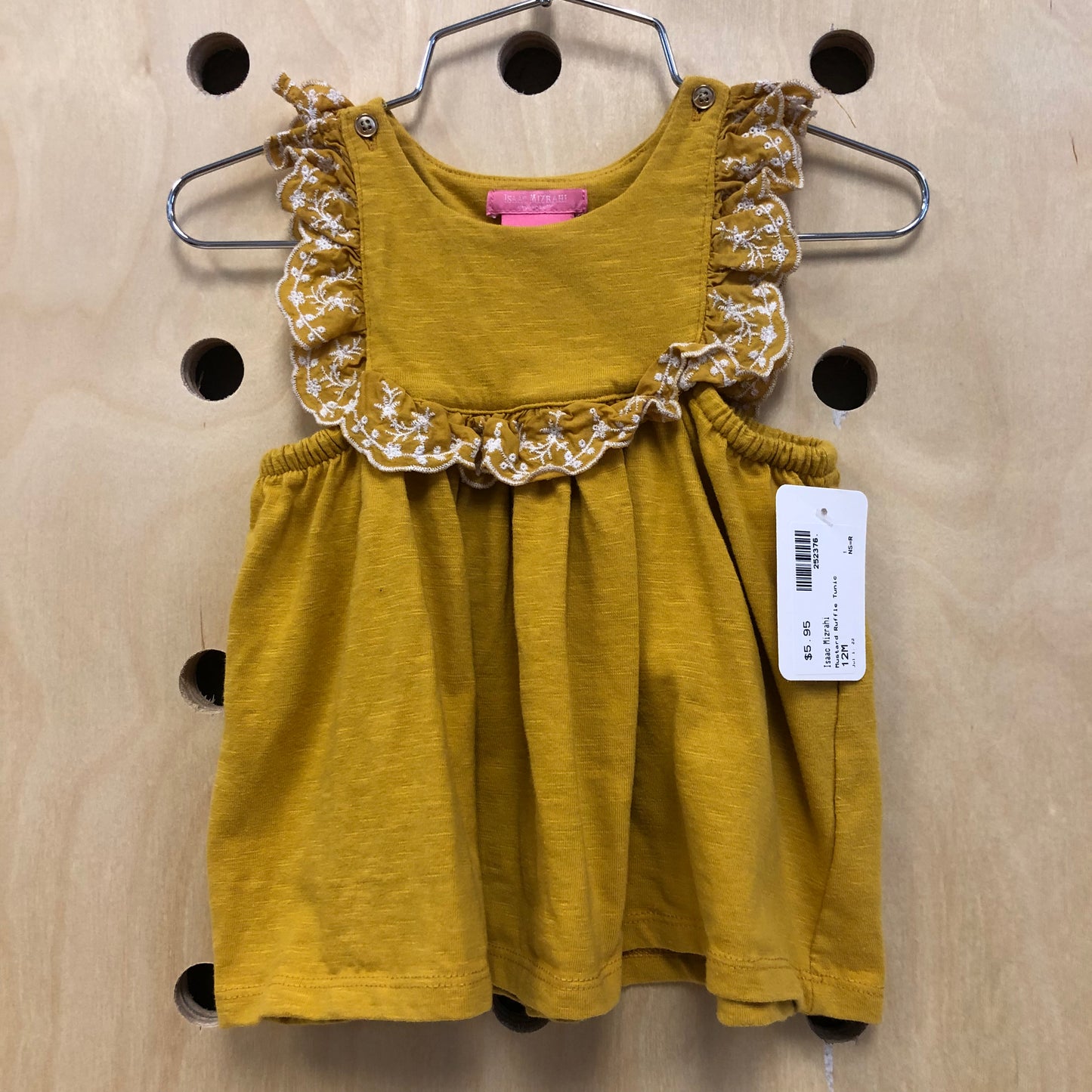 Mustard Ruffle Tunic