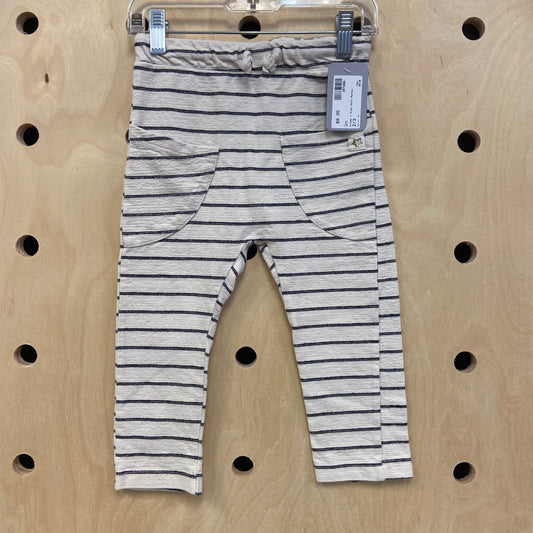 Cream + Grey Soft Pants