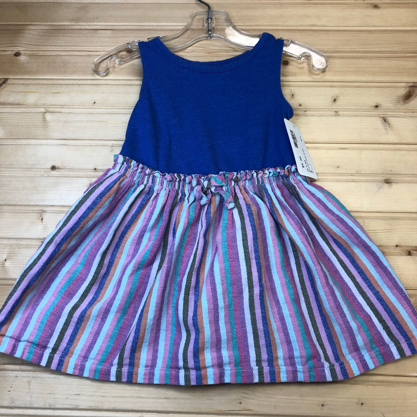 Blue+Striped Dress