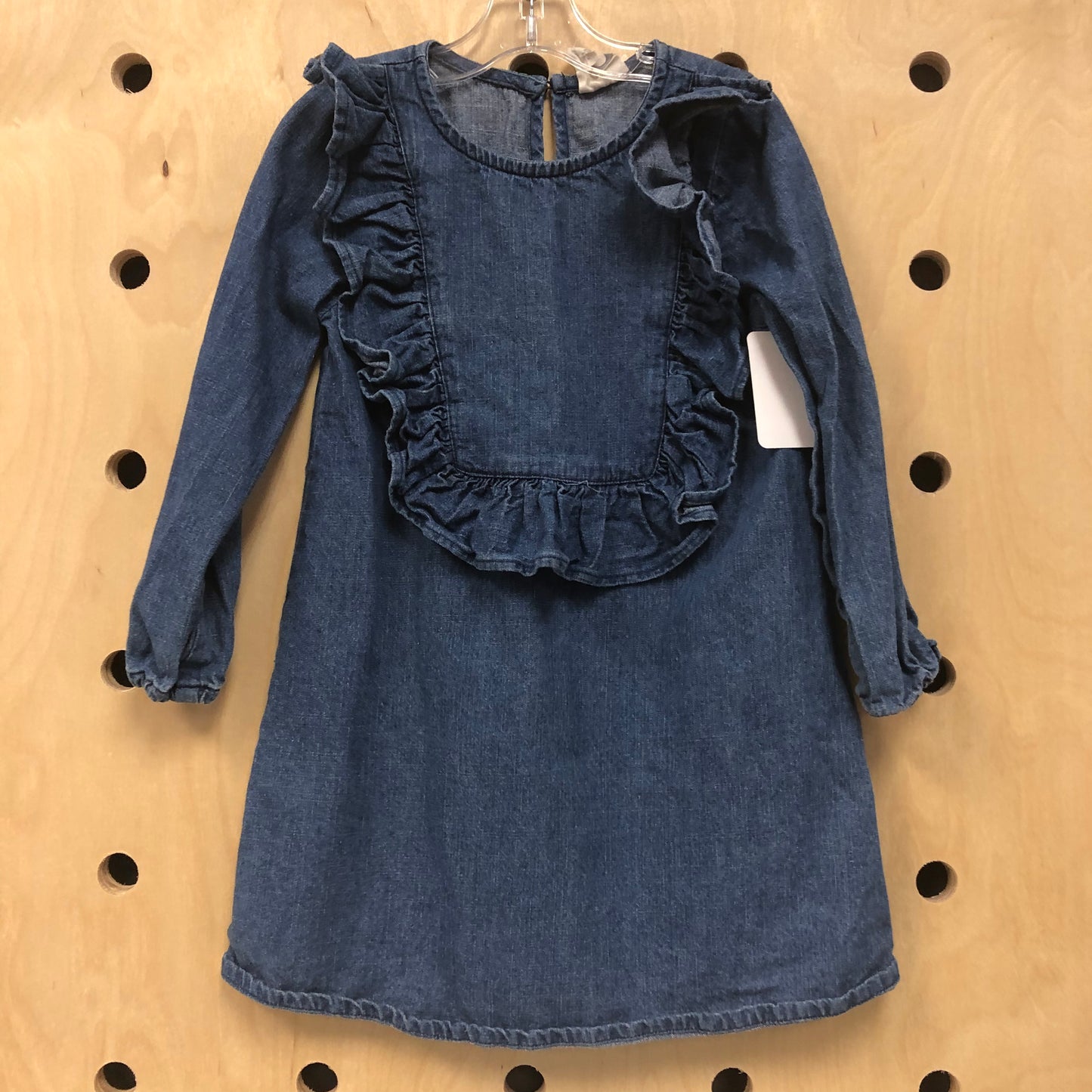 Denim Ruffle Dress