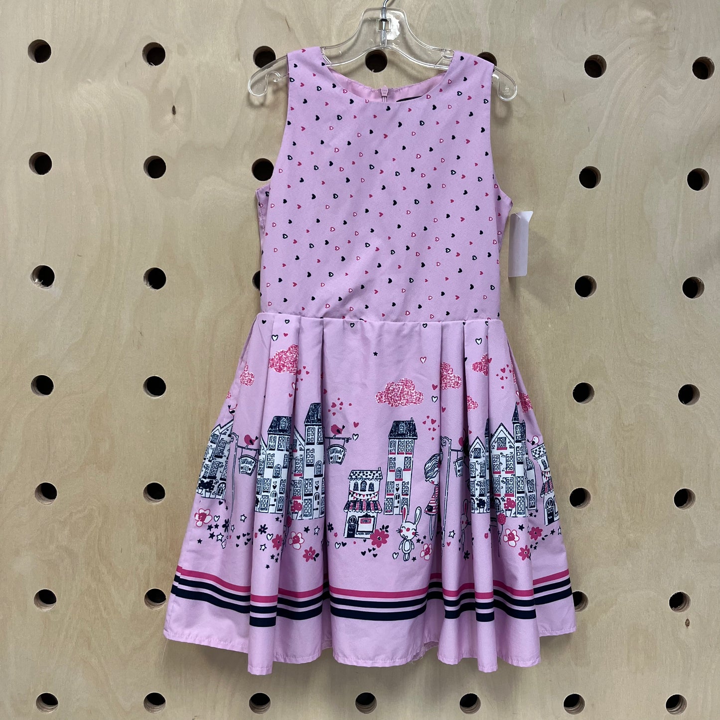 Silky Pink Sunshine City Dress