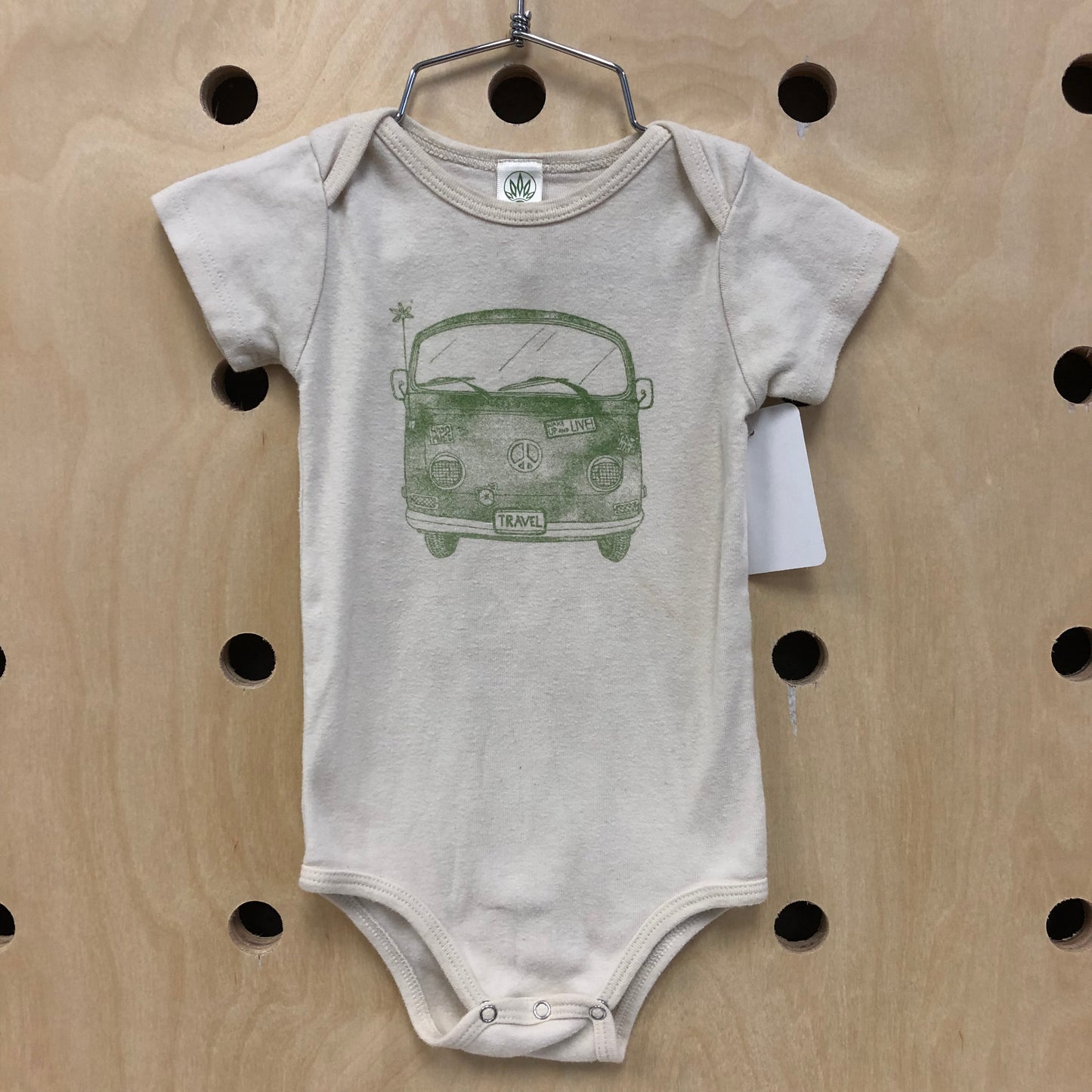 Travel VW Bus Oatmeal Bodysuit