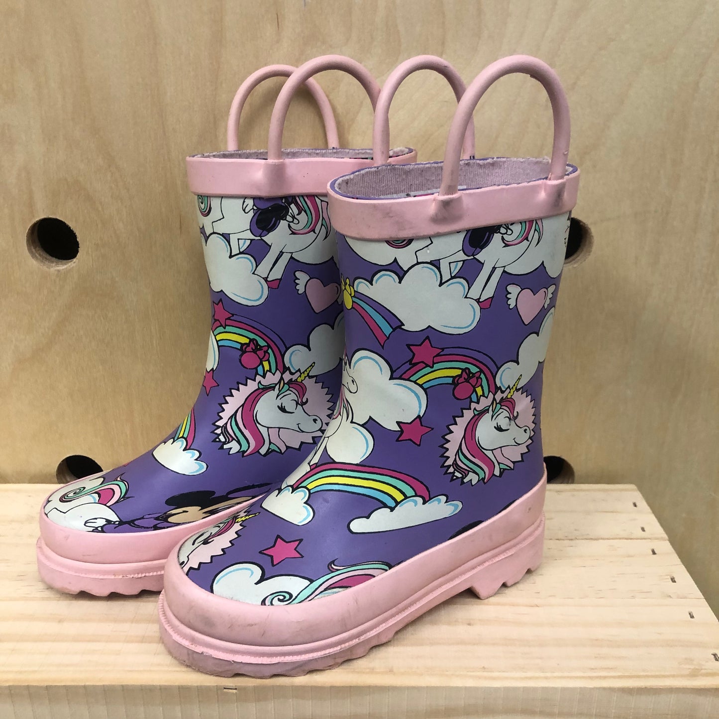 Purple Minnie Unicorn Boots