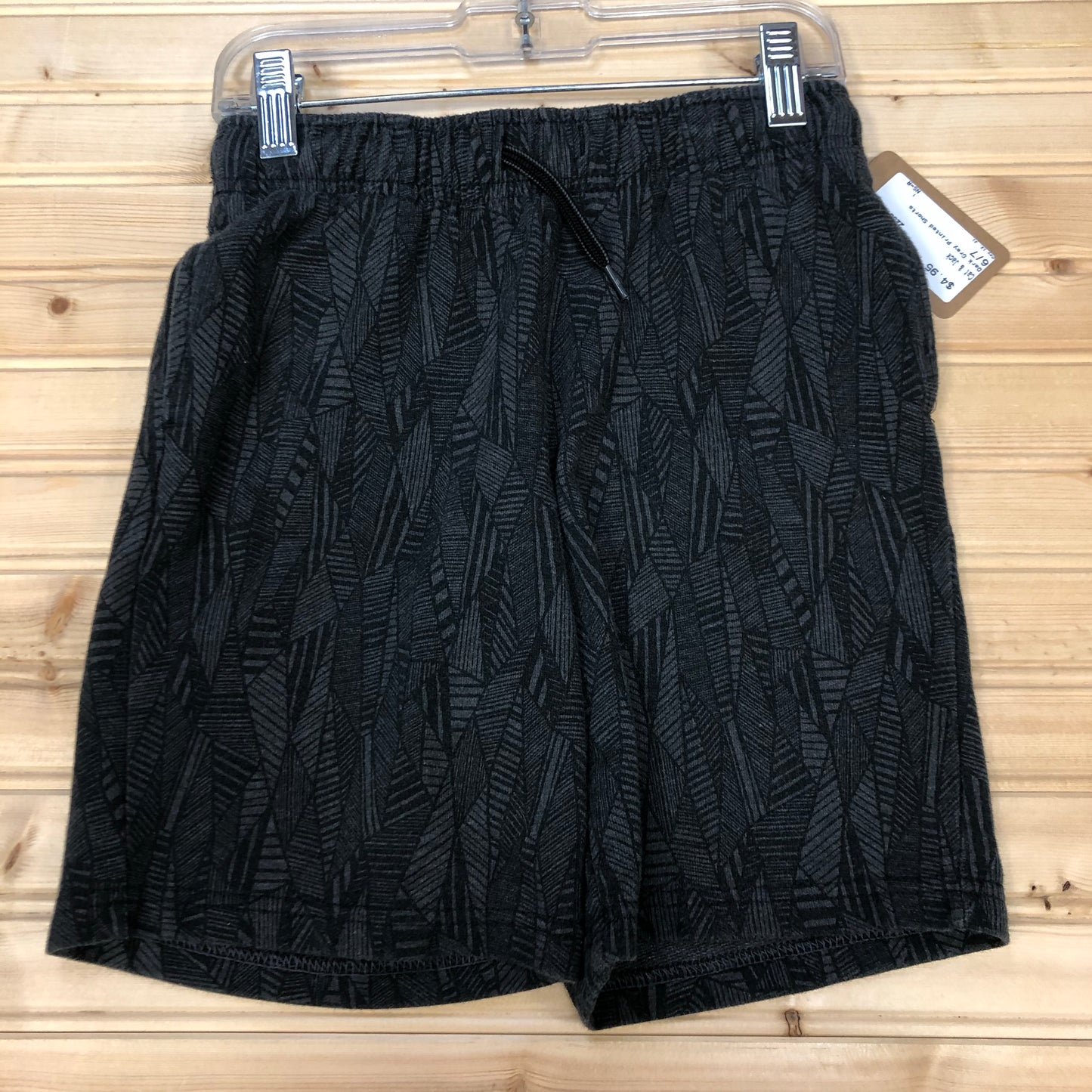 Dark Grey Printed Shorts