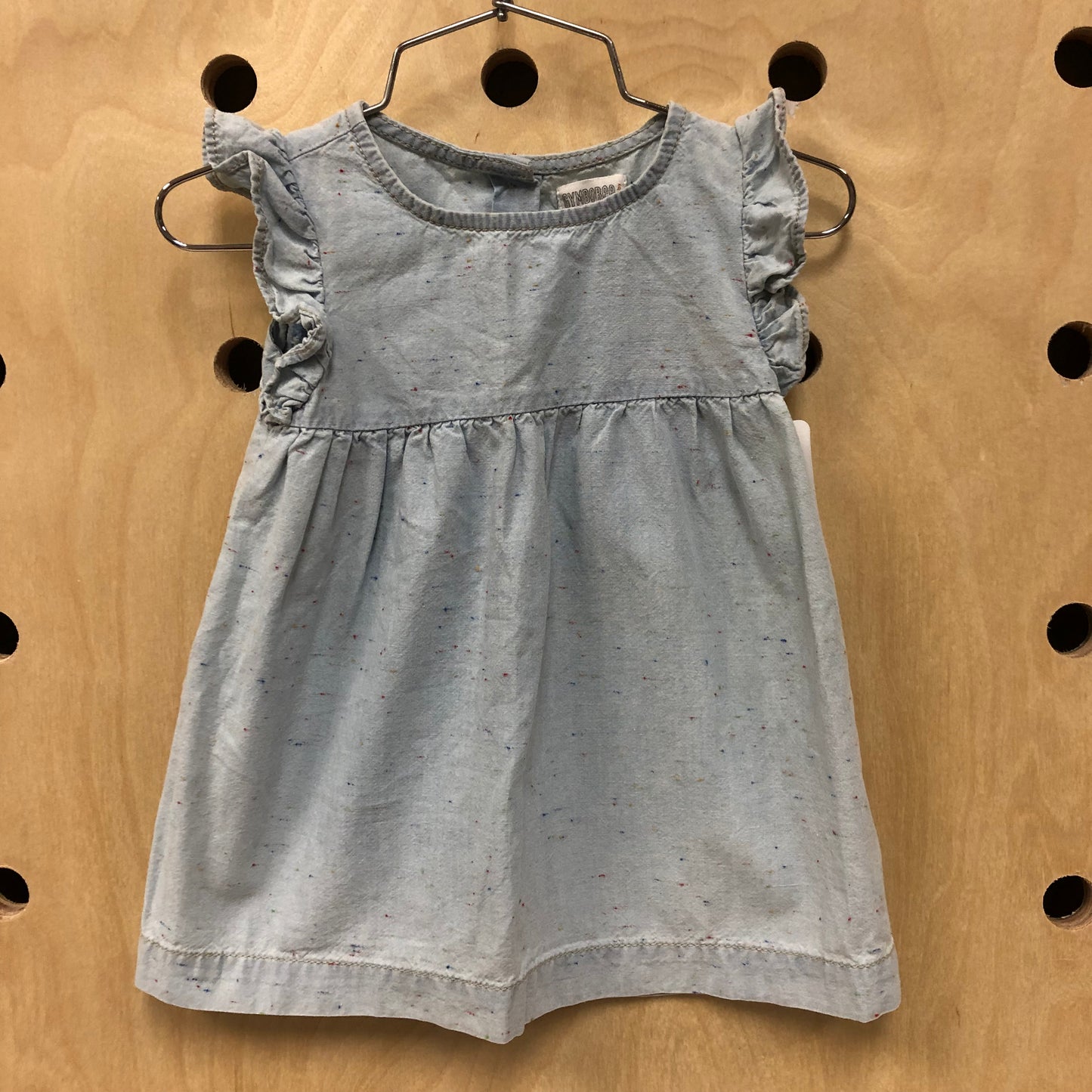 Color Speck Denim Dress