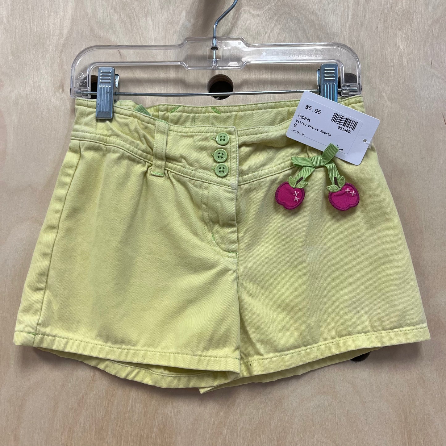Yellow Cherry Shorts