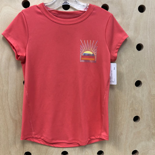 Coral Sunset Active Tee