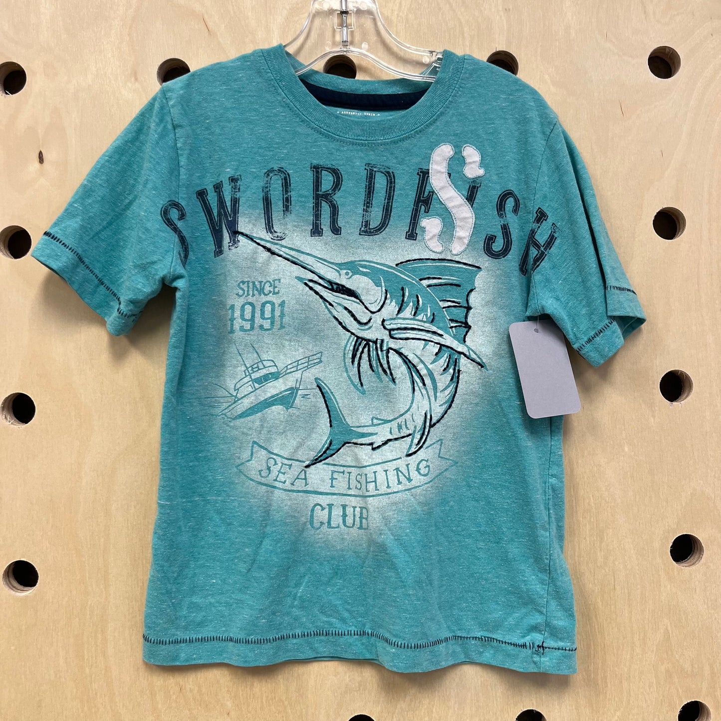 Teal Swordfish Tee