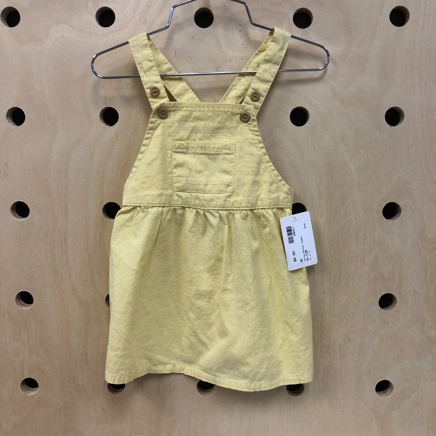 Yellow Button Jumper