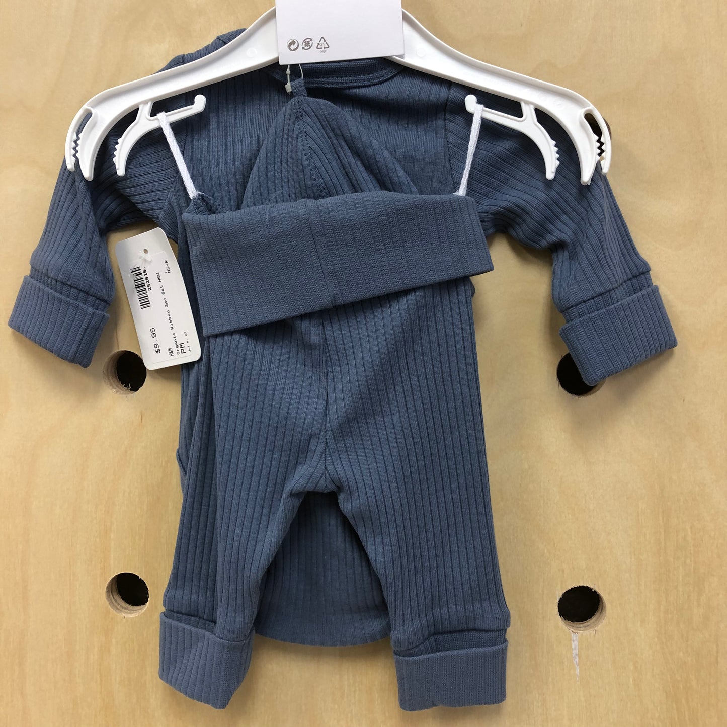 Organic Ribbed 3pc Set NEW