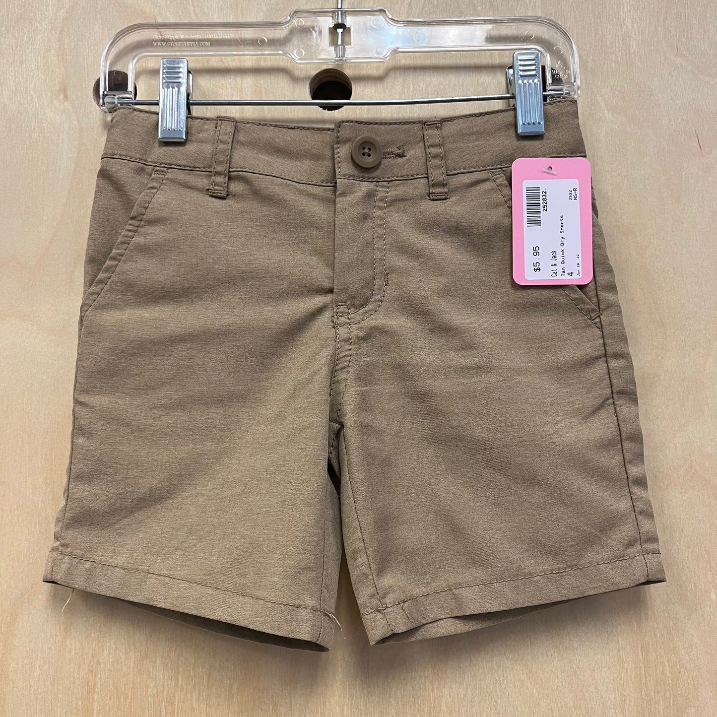Tan Quick Dry Shorts