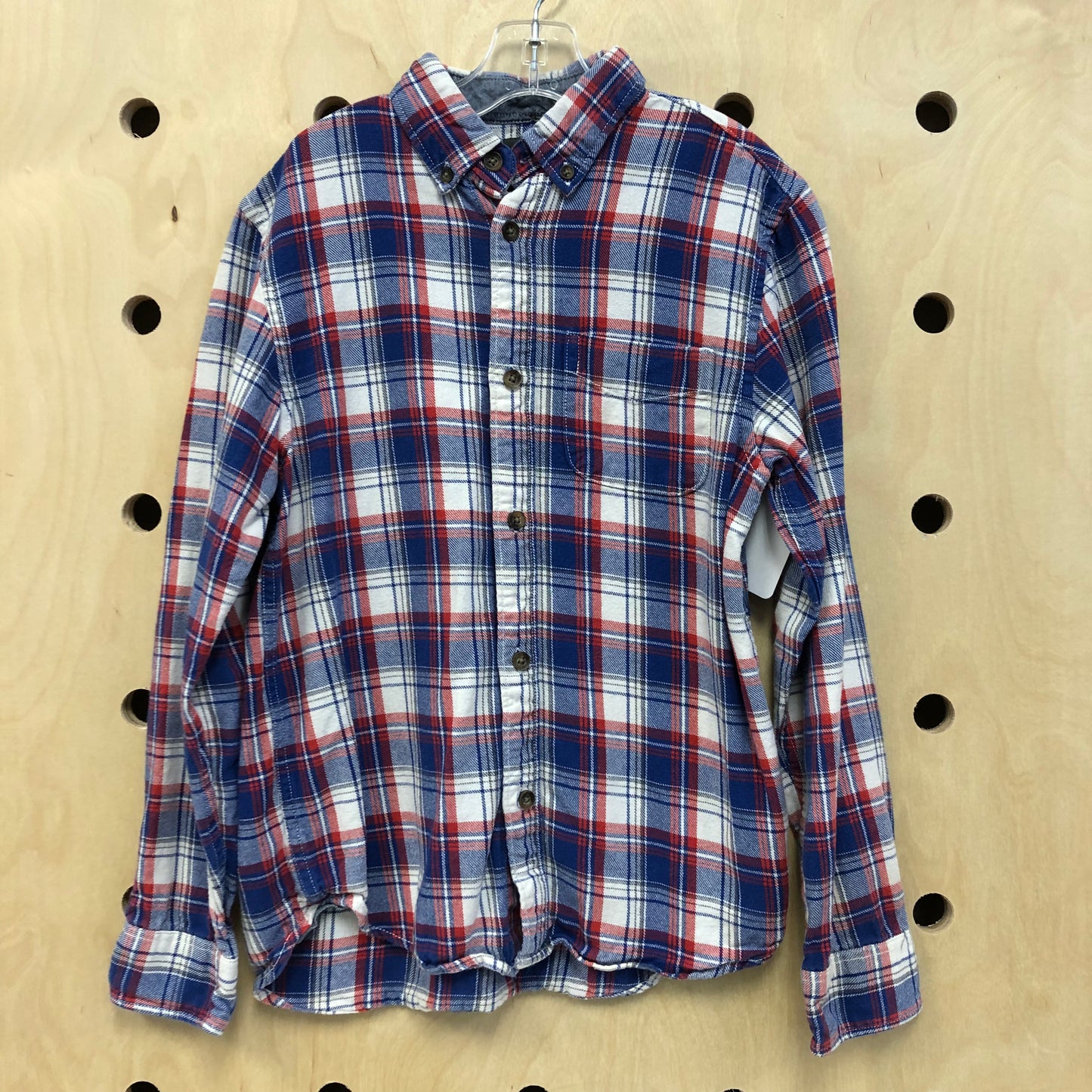 Blue + Red Plaid Flannel