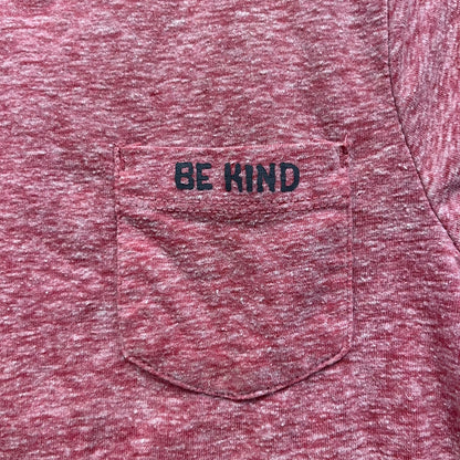 Be Kind Heathered Pocket Tee