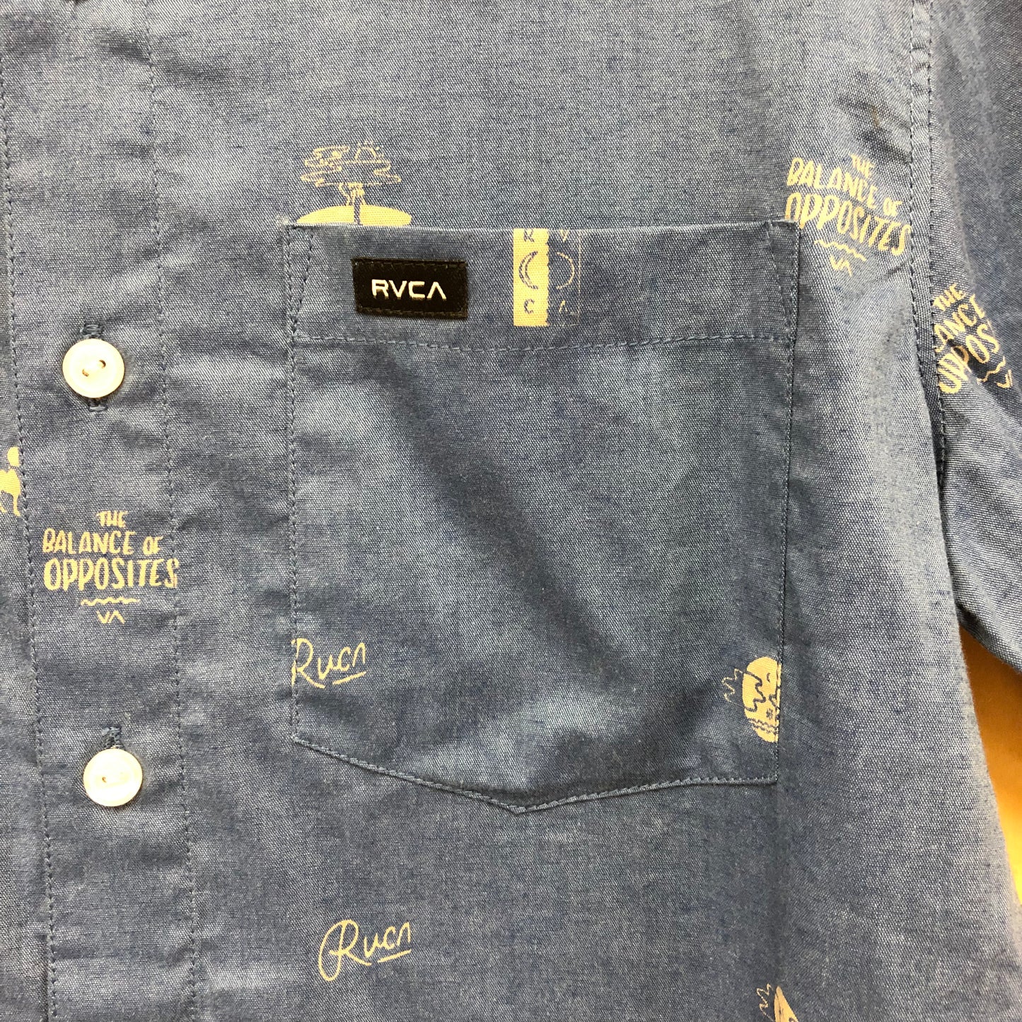 Balance Opposites Button Up NEW