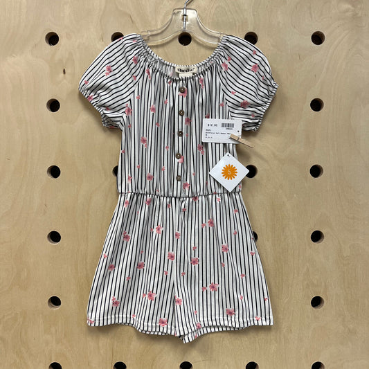 B+W+Floral Soft Romper NEW!