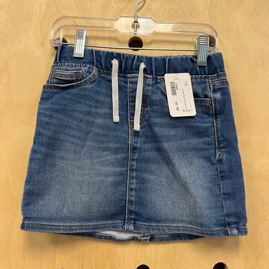 Denim Drawstring Skirt