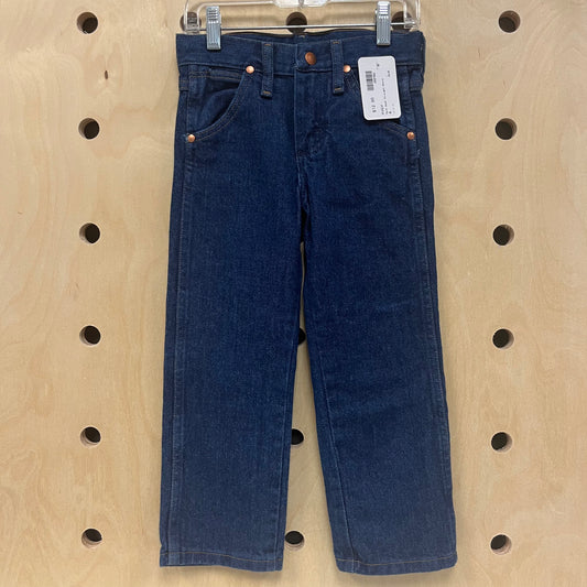 Dark Wash Straight Denim