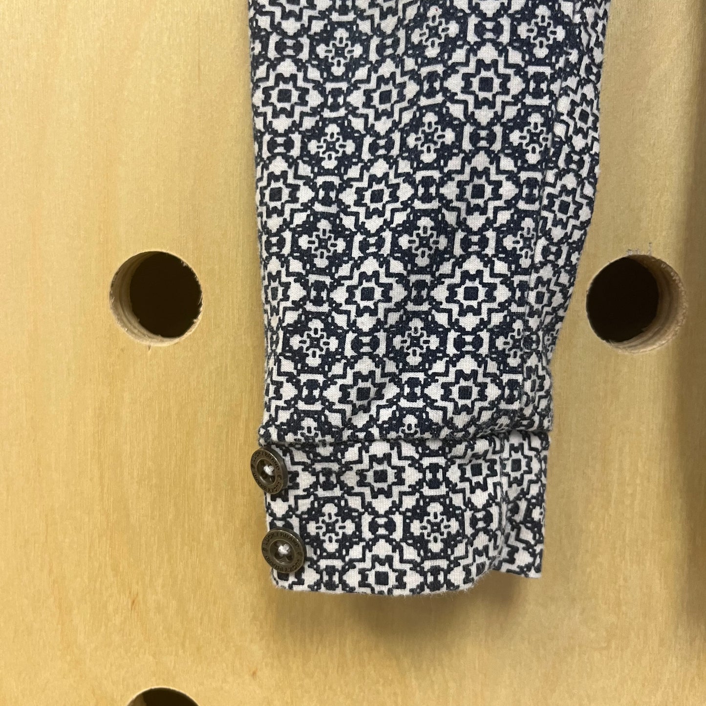 Navy Damask Leggings