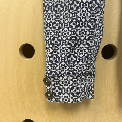 Navy Damask Leggings
