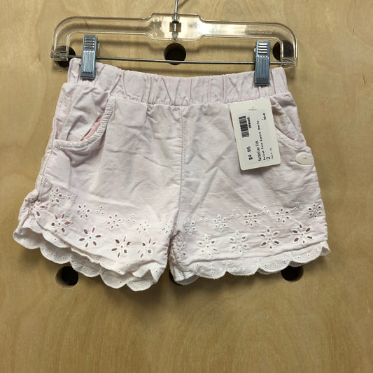 Ballet Pink Eyelet Shorts