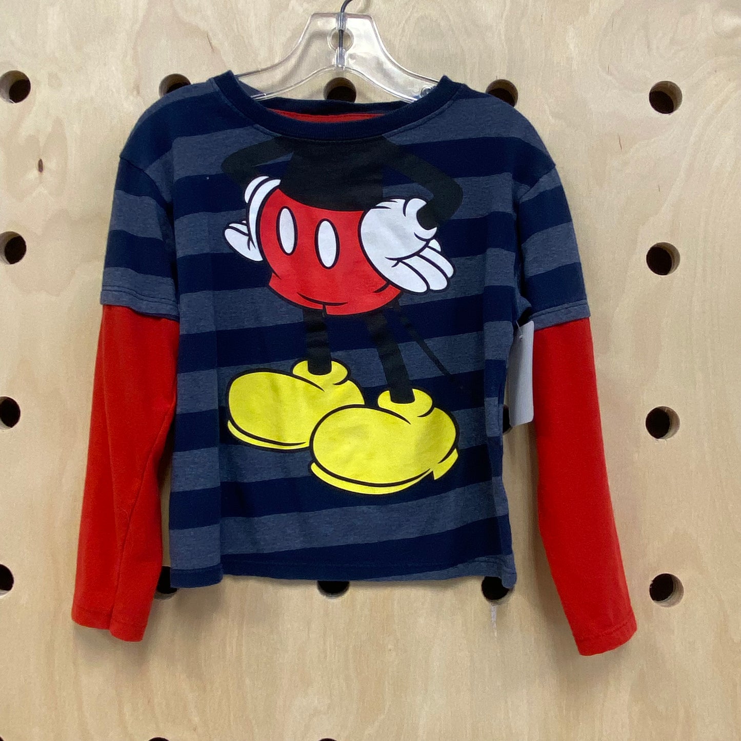 Mickey Striped Raglan Tee