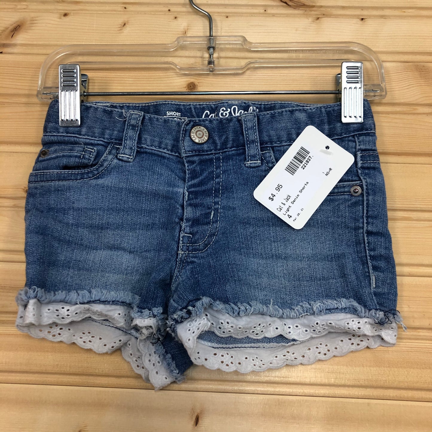 Light Denim Shorts