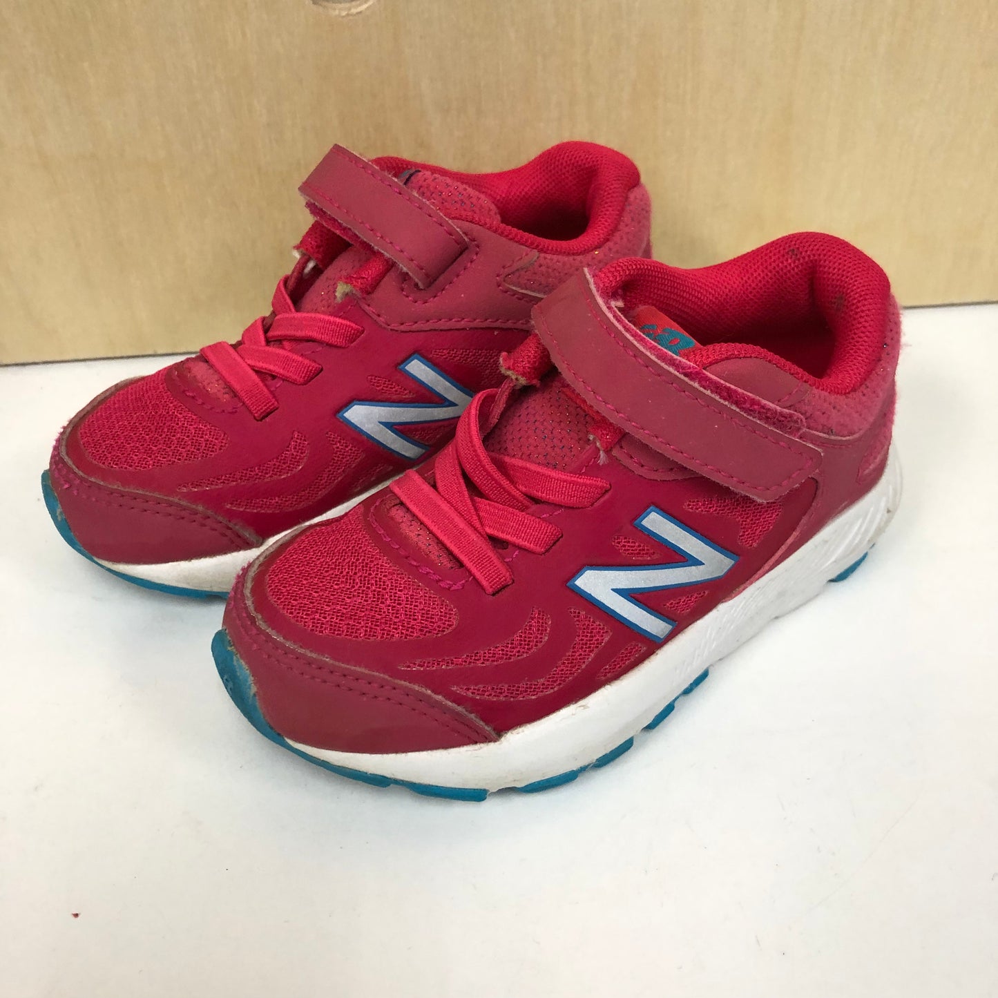 Hot Pink Velcro Sneakers